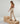 Pantalon droit en cachemire 2 fils - Beige
