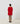 Poncho cachemire - Rouge Vermillion