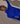Robe maille col roulé - Bleu Outremer