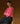 Pull col rond en cachemire - Orange Corail
