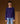 Pull col rond en cachemire - Violet Foncé