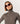 Pull col roulé en laine mérinos - Marron Taupe