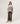 Pantalon large en maille - Marron Havane
