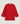 Manteau oversize en laine bouillie - Rouge