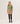Jupe courte en laine bouillie - Beige Ficelle