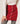 Jupe courte en laine bouillie - Rouge