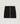 Jupe courte en laine bouillie - Noir