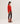 Pull col V oversize en cachemire - Orange