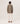 Pull oversize col V en cachemire - Beige