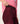 Legging en peau d'agneau stretch - Rouge Bordeaux