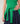 Twin-set col roulé en soie - Vert Anglais