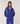 Gilet à capuche en laine mérinos - Bleu Outremer