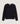 Pull col rond en laine mérinos - Noir