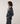 Veste bicolore en maille double face - Gris Foncé