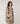 Pull col rond jacquard - Marron Moka