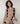 Pull col rond jacquard - Marron Moka