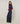 Pull col roulé bicolore - Bleu Denim