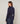 Pull chaussette col polo - Bleu Denim