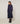 Pull col rond en maille fine - Bleu Denim