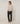 Pull col V en maille fine - Beige