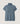Pull long col montant manches courtes chiné - Bleu