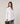 Chemise oversize blanche manches 3/4