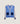 Gilet tricolore en laine mérinos - Bleu Horizon