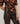 Legging en cuir stretch - Marron Fonce