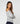 Pull col bateau en laine - Gris Clair