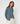 Twin-set col rond en laine - Bleu Gris