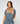 Twin-set col rond en laine - Bleu Gris