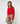Pull col rond en laine mérinos - Rouge