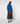 Pull col V en laine mérinos - Bleu Azur