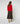 Pull col roulé en laine mérinos - Rouge