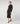Robe longue en maille - Noir