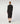 Robe longue en maille - Noir