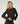 Veste courte croisée en maille Milano - Noir