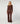 Pull col rond en maille - Marron