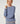 Pull col rond en maille - Bleu