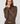 T-shirt col montant - Marron