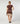 Twin-set en coton - Marron