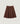 Jupe courte en maille - Marron